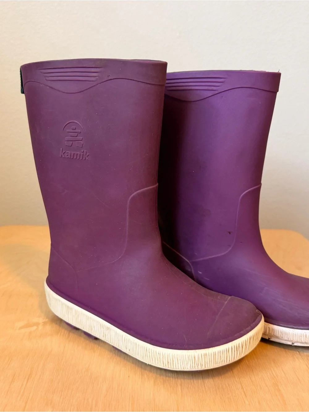 Kamik Riptide Purple Girls' Waterproof Rain Boots